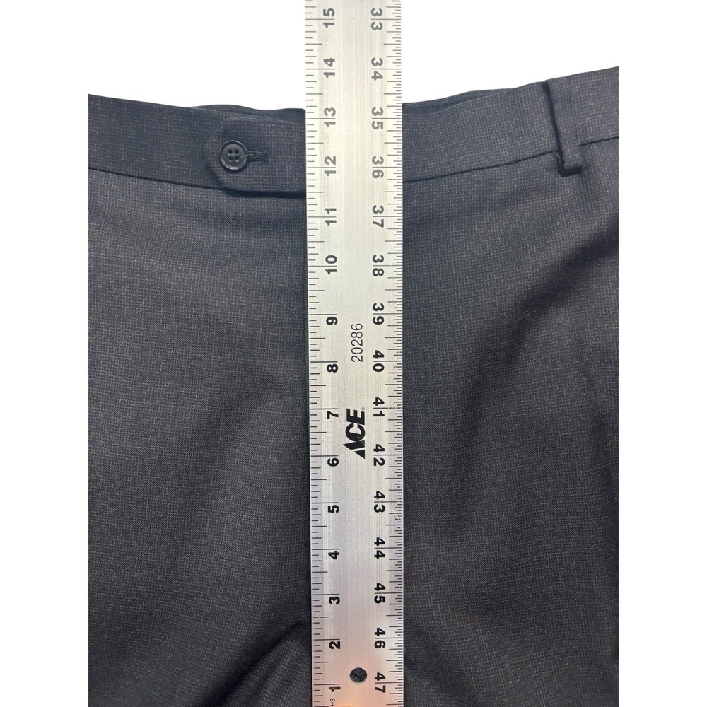 Jos A Bank 52L 46x31 Charcoal 2pc Pant Suit Traveler Tailored Fit Flat Front - Picture 14 of 16
